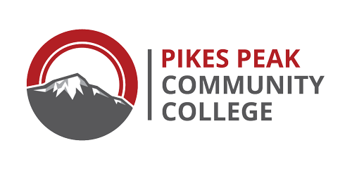 This image shows the logo for Pikes Peak Community College for our ranking of affordable online fire science associate's degrees.