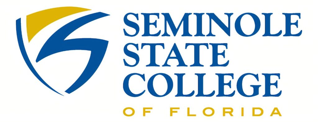 This is the logo of Seminole State College of Florida used in our list of the top ten aerospace engineering associate's degrees.